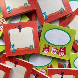 Colorful Creative Sticky Post-It Notepad
