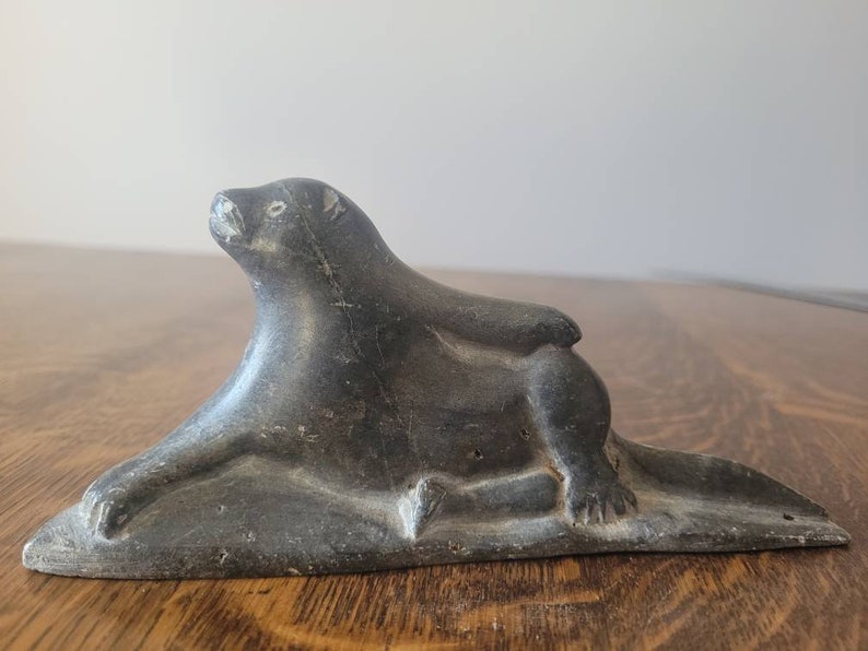Inuit Soapstone Carving Etsy
