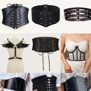 Corset Belt | Wide Belt | Corset | | Lace Up Corset | Criss Cross Lace Up Wide Belt | Harness Belt | Corset With Zip