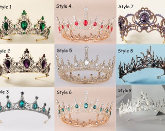 Bridal Crowns and Tiaras | Hair Accessories | Chain Hair Accessory | Crowns and Tiaras for Princess | Crystal Tiaraa