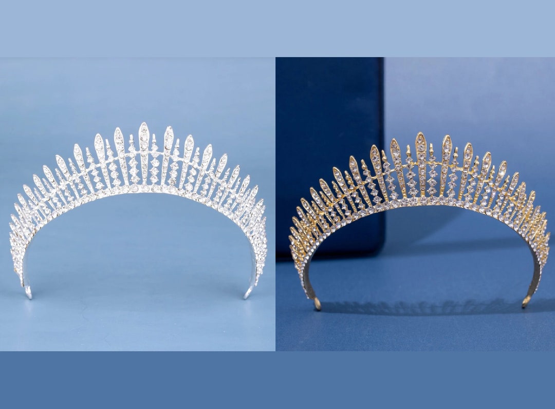 Tiara Bridal Tiara Hair Accessory Tiara for Princess Crystal Tiara
