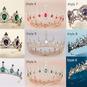 Bridal Crowns and Tiaras | Hair Accessories | Chain Hair Accessory | Crowns and Tiaras for Princess | Crystal Tiaraa