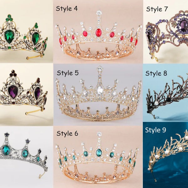 Bridal Crowns and Tiaras | Hair Accessories | Chain Hair Accessory | Crowns and Tiaras for Princess | Crystal Tiaraa