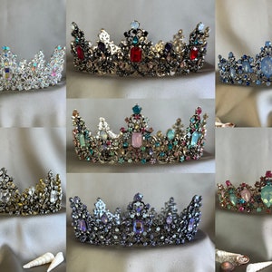 Baroque Crown | Rhinestone Crown | Bridal Hair Accessory | Bridal Crown