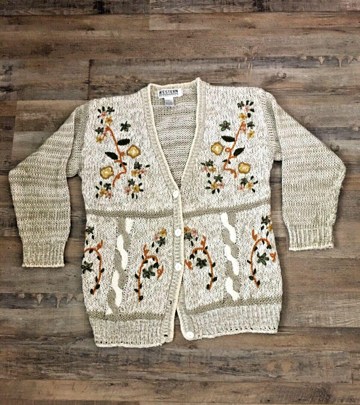 トップス The Letters Western Crash Cardigan Knit A Chunky Zip-Up Sweater Cardigan in Recycled Cotton for Men
