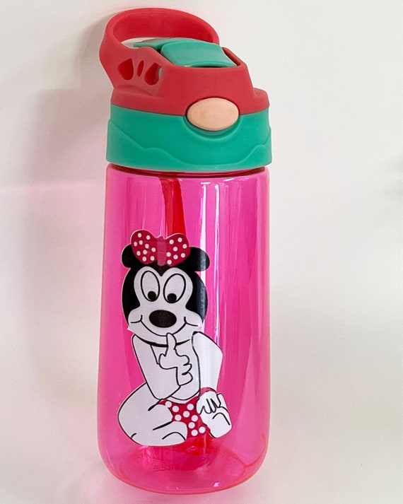 Personalised Water Bottle Iron Man Princess Design Plastic 