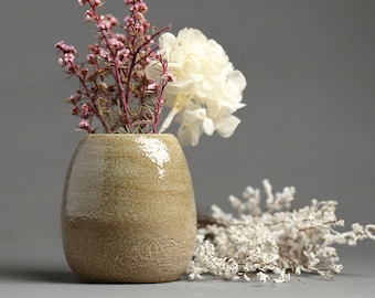Handmade Ceramic Vase with Texture