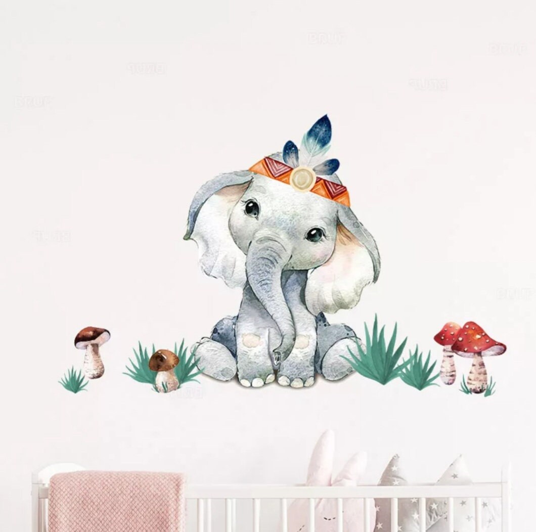 Safari animal wall stickers /Nursery Wall stickers/Nursery Etsy