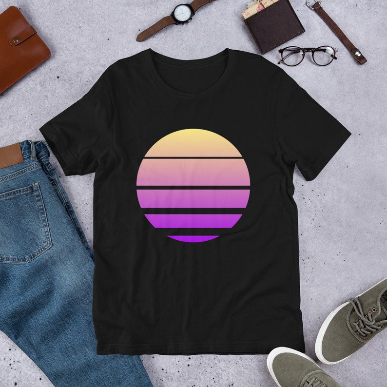 Retro Tee Summer Vibes Beach Tee Retro Sun Graphic Tee Beach Shirt Summer Tee