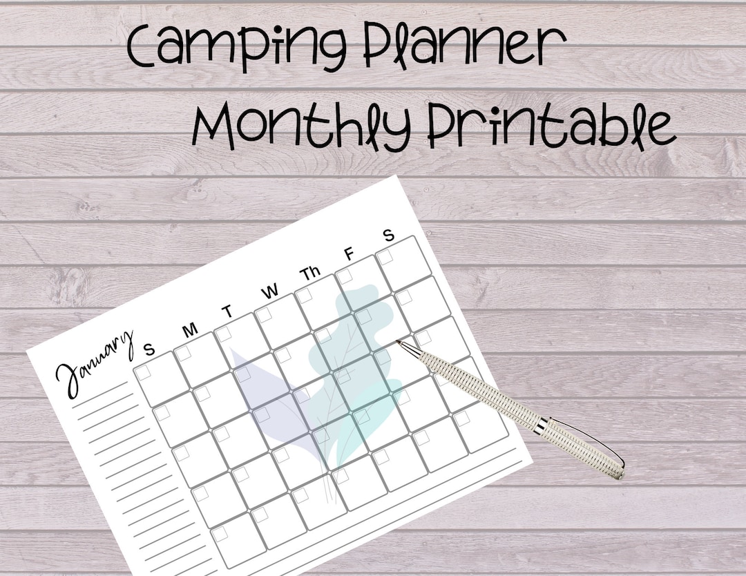 camping trip planner