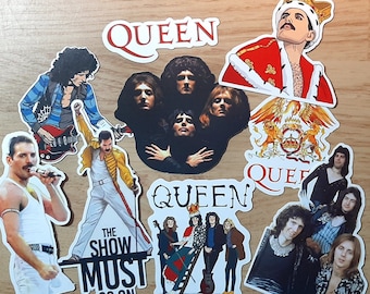 Queen Freddie Mercury L Vinyl Sticker Car Room Bin Fridge Art Wall Window Decal