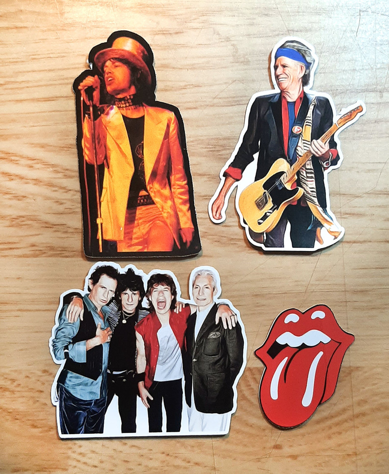 Rolling Stones stickers glossy vinyl stickers laptop | Etsy