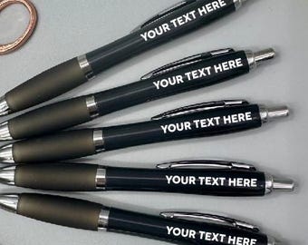 Any Text Word Phrase Personalised Pens - Custom Design