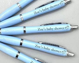 Personalised Baby Shower Favour Pens Keepsakes