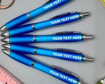 Any Text Word Phrase Personalised Pens - Custom Design
