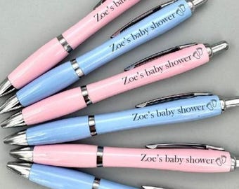 Personalised Baby Shower Favour Pens Keepsakes