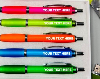 YOUR TEXT HERE Any Name - Gift Pen Set Present - Optional Gift Box