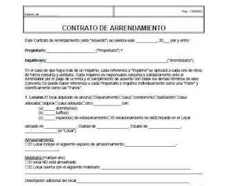 Rental Agreement Template. PDF Form, Word Document and Google Doc Files ...