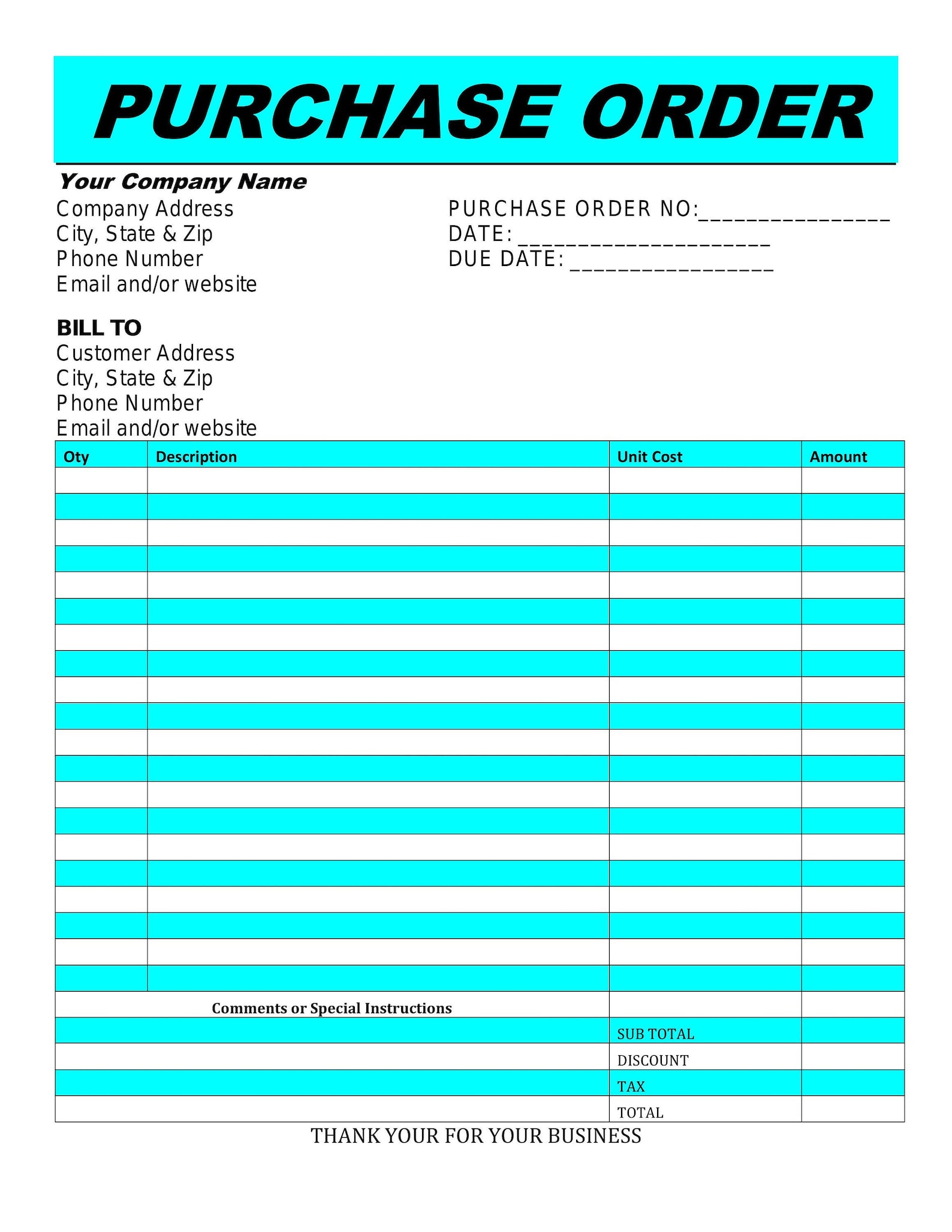 microsoft office purchase order form microsoft office purchase order form