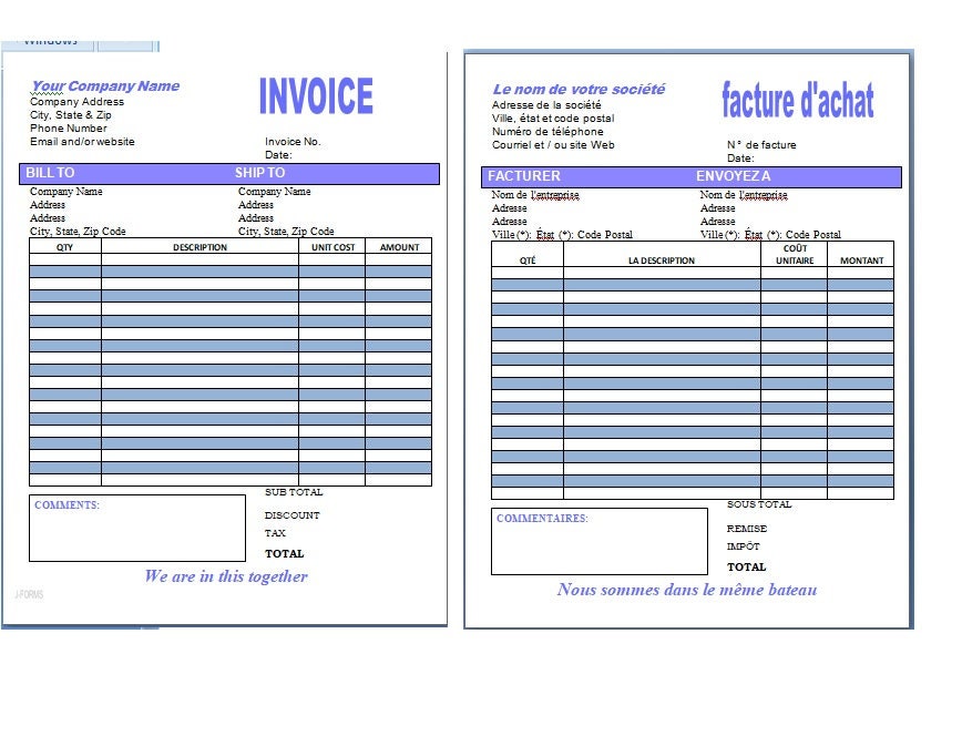 invoice template word printable invoice photography etsy uk