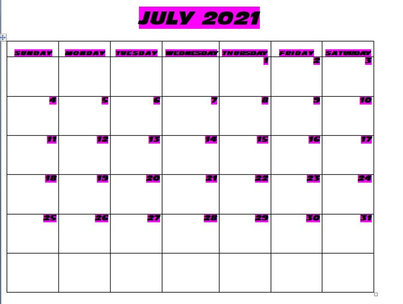 fiscal school year calendar july 2021 june 2022 printable