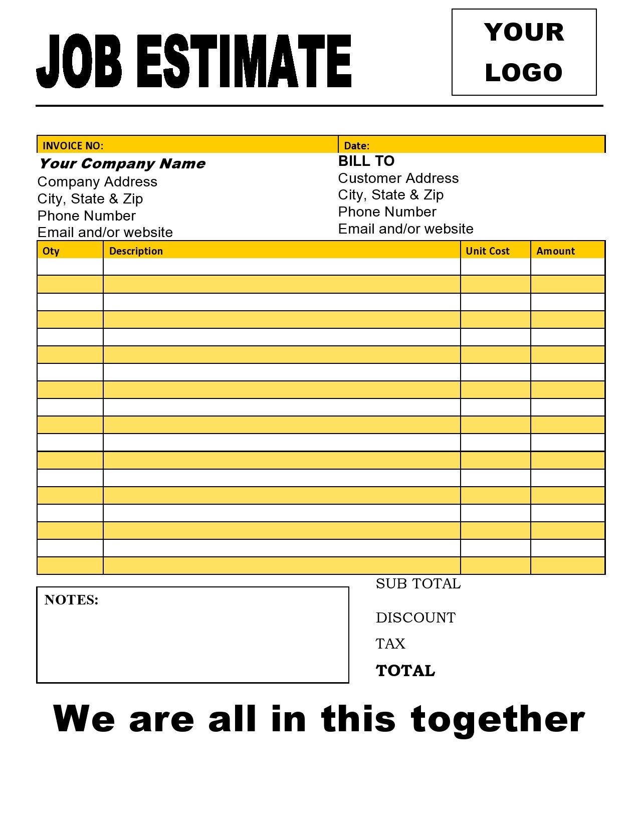 free-printable-estimate-forms