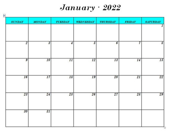 fiscal school year calendar september 2021 august 2022 etsy