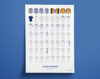 Leeds United - Shirt History Print