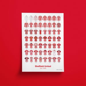 Sheffield United - Shirt History Print