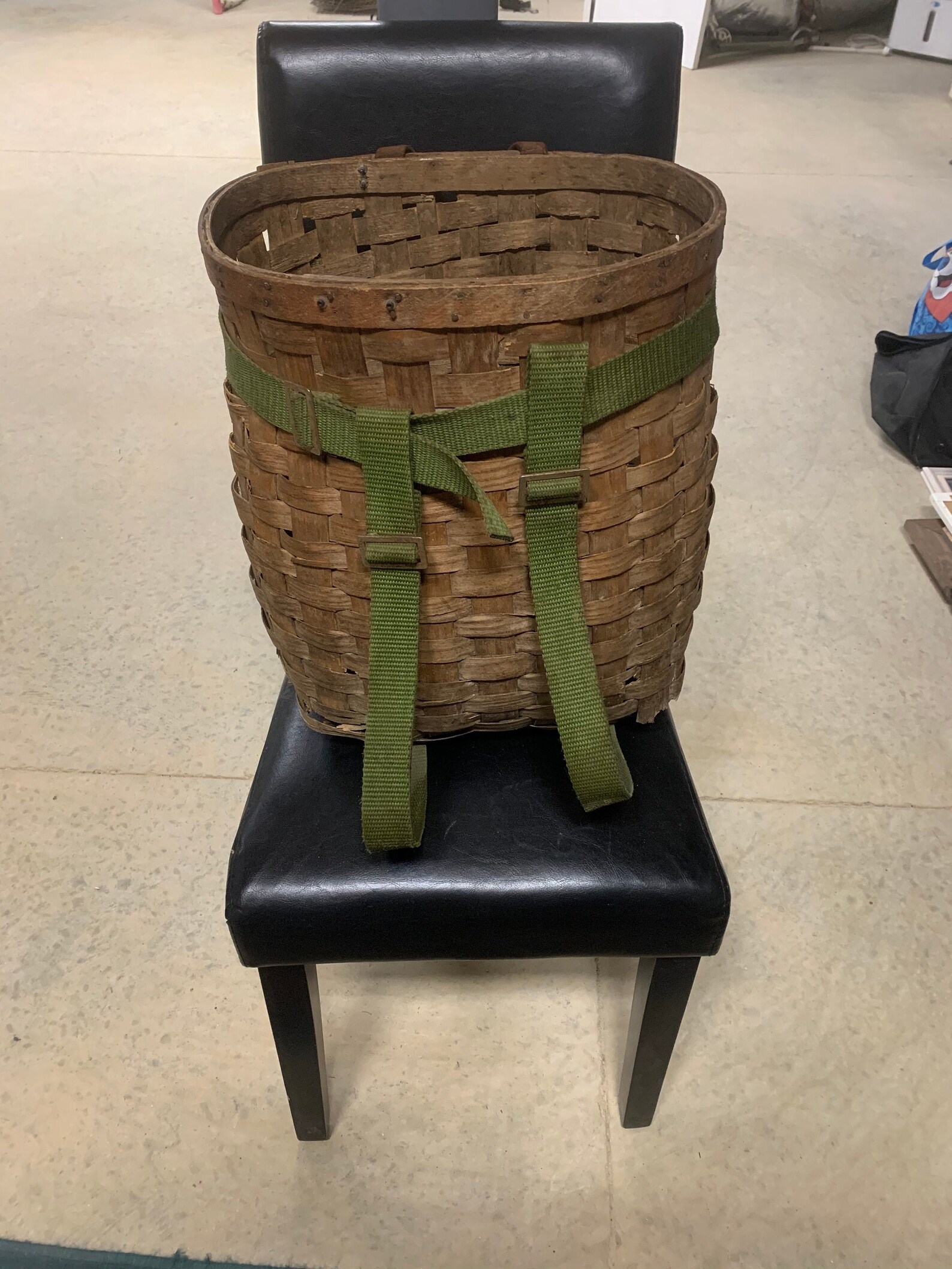 Adirondack Trapper's Basket plus 3 Antique Traps Etsy