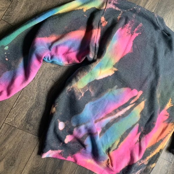 reverse tie dye shirts