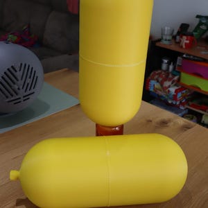 Ghostbusters Ecto 1 roof rack A6 freon/oxygen tank - 3D printed replica