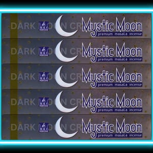 Mystic Moon Incense (15 gram pack), Premium Incense Sticks, Exotic Incense, Ritual Incense, Incense Sticks, Mystic Moon Incense Sticks