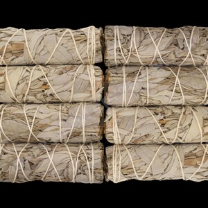 White Sage Smudge Stick (4&quot;), Witchcraft Herbs, Cleansing Incense, Sage Smudging Stick, Sage Incense, Ritual Incense, White Sage Incense