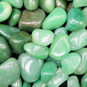 Green Aventurine (3 Stones), Polished Green Aventurine, Tumbled Green Aventurine Gemstones, Tumbled Aventurine Stones, Tumbled Stones
