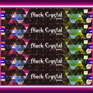 Satya Black Crystal Incense Sticks (15 gram pack), Premium Incense Sticks, Incense Sticks, Exotic Incense Sticks, Black Crystal Incense
