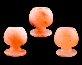 Himalayan Salt Goblet Tealight Candle Holder