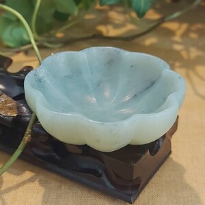 DJade-New Certified Natural White Green Nephrite Jade Statue Best Gift
