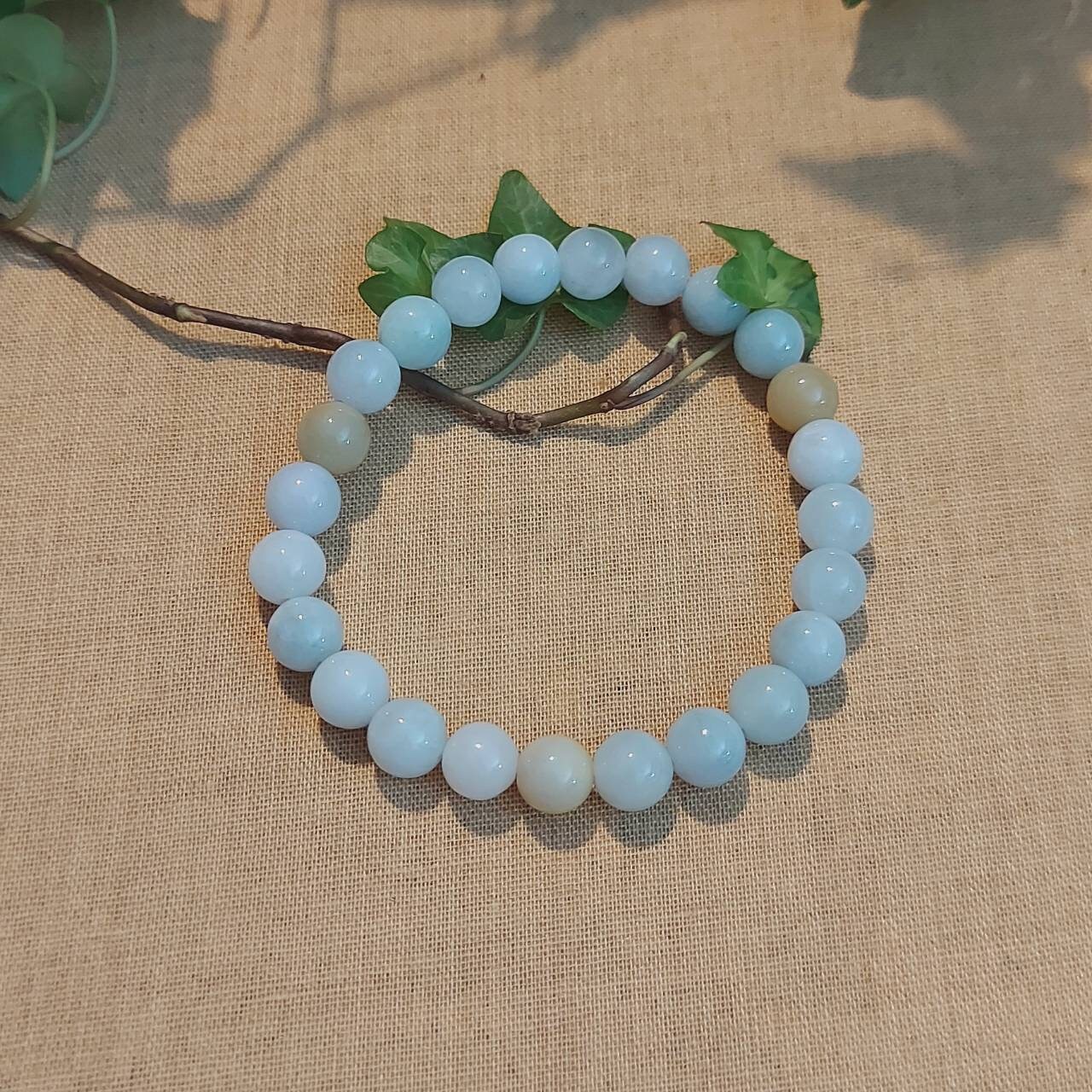 DJade-新品 2個入り 認定天然2色（緑、黄）グレードA翡翠ネックレス