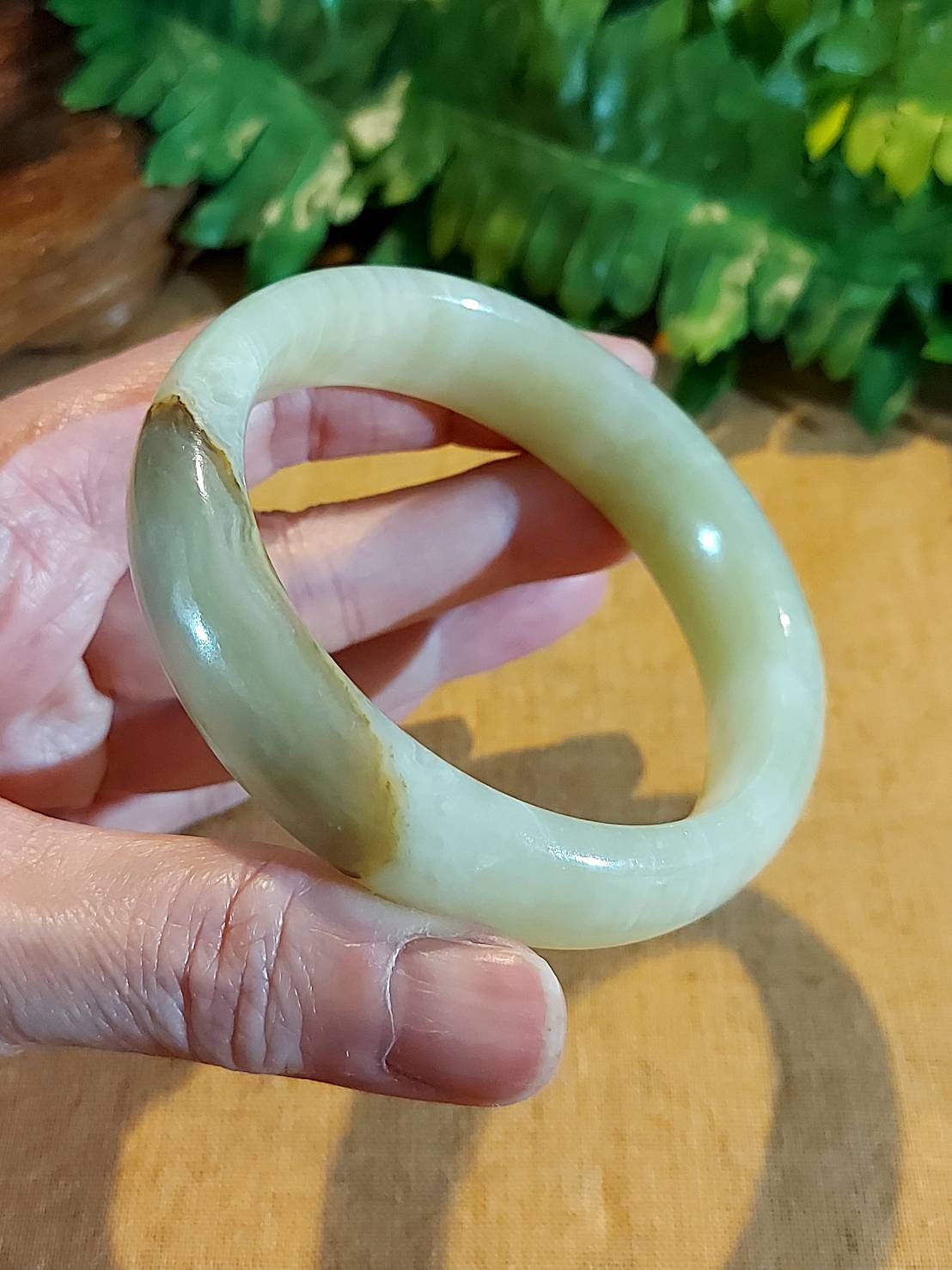 翡翠 ジェイド バングル 59 ジェイダイト 翡翠 バングル 宝石鑑別書付