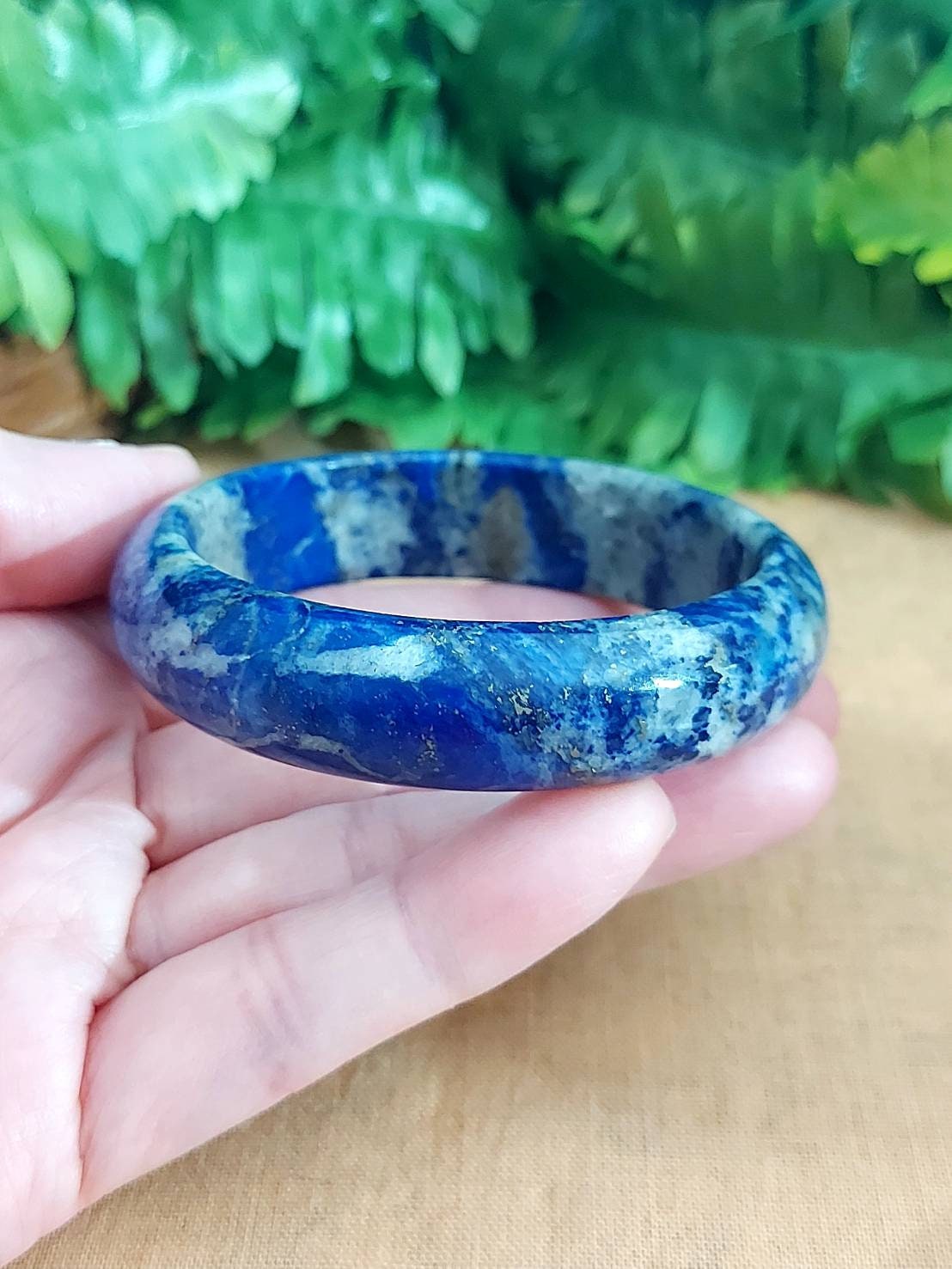 Djade-new 58mm Natural Beautiful Blue Lapis Lazuli Gemstone