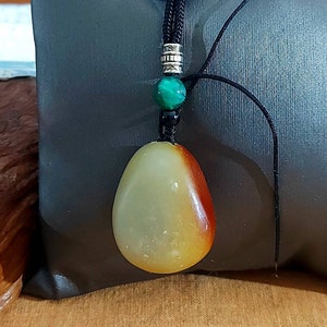 DJade-New Certified Natural White Green Nephrite Jade Necklace Best Gift