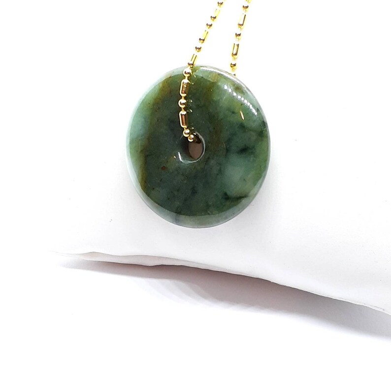 DJade-New Certified Natural Oil Green A Jade Jadeite Necklace\u5e73\u5b89\u6263 Best Gift