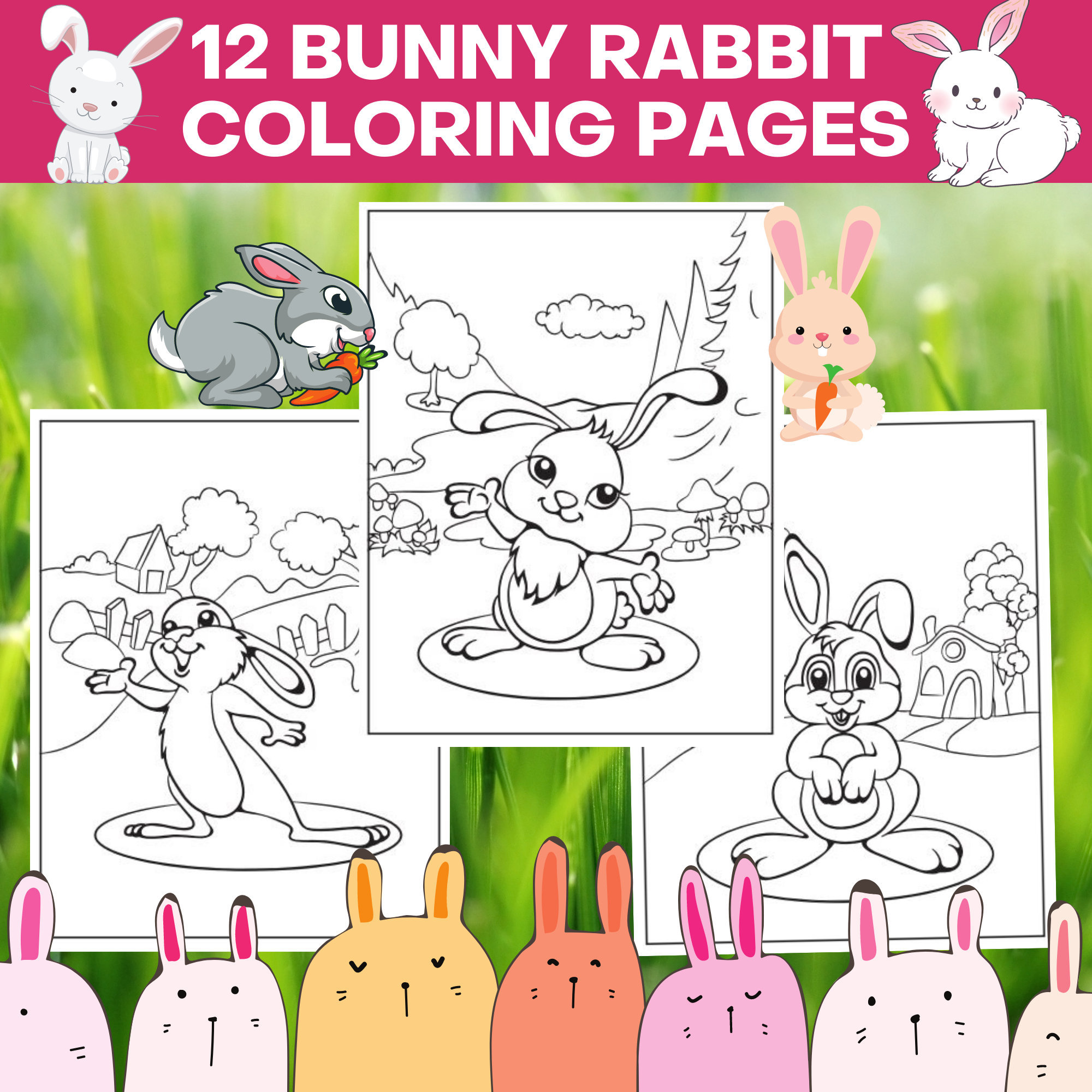 52 Collections Coloring Pages Of Bunny Rabbits  Best HD