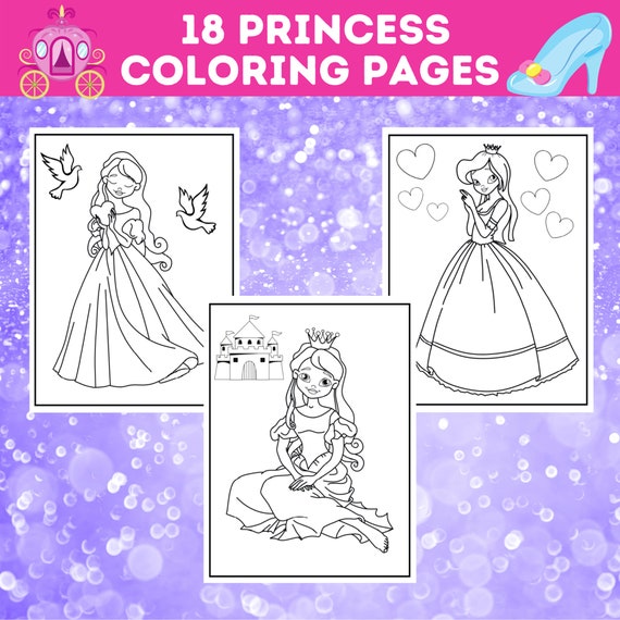 Buy Pretty Princess Coloring Book +