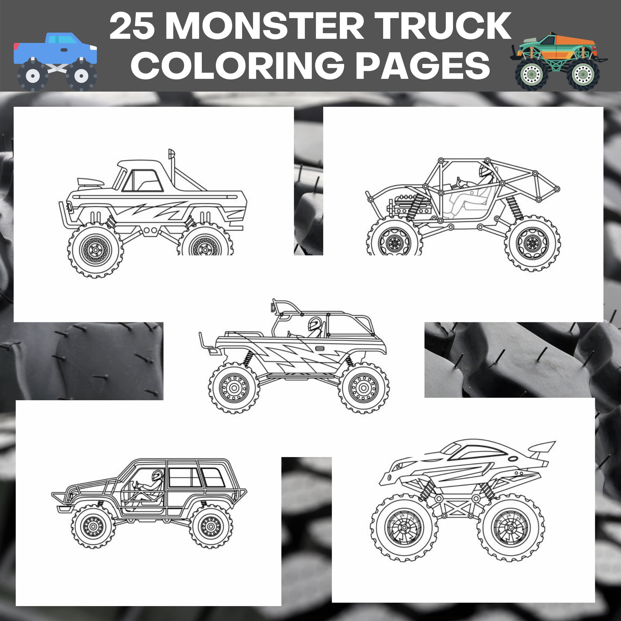 Scooby Doo Monster Truck Coloring Pages