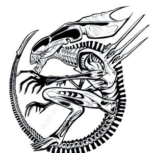 Fichier de téléchargement numérique PNG SVG JPG extraterrestre Fichier de carte de conception d'impression Clip Art