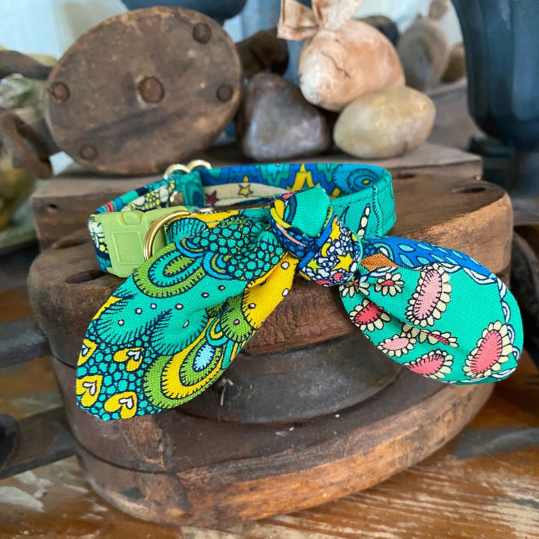 Cat Collar Handmade Customizable Breakaway Soft Cat Collars Etsy