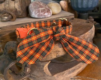 SHADES of AUTUMN Handmade Breakaway Soft Cat Collar