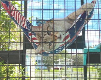 Outdoor CAT HAMMOCKS, BEDS Handmade for Catios Cats Kittens Small Pets